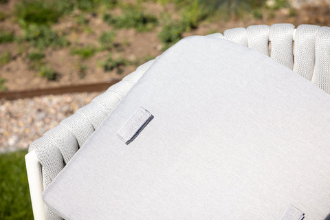 6-Seater Ceramic Dining Set with Extendable Outdoor Table