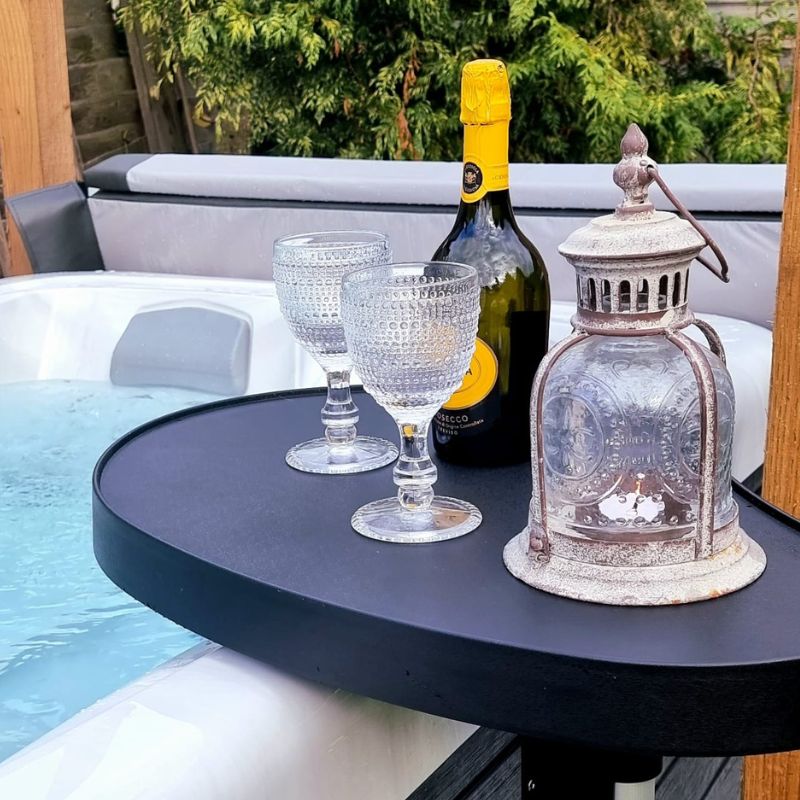 Hot Tub Drinks Table